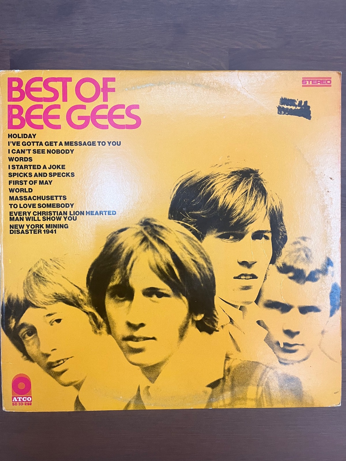 Vinilo Best of Bee Gees (1969) ATCO · foto 1